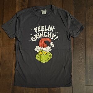 Feelin' Grinchy! Youth kids  Graphic T‑Shirt - Black size XS